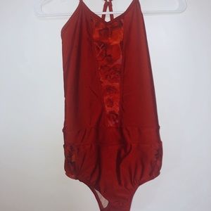 FIVEDANCEWEAR red leo with roses